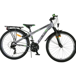 Volare Cross Fiets - 24" - Grijs - 18 versnellingen - Twee h