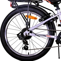 Volare Cross Fiets - 20 inch - Zilver - 6 versnellingen