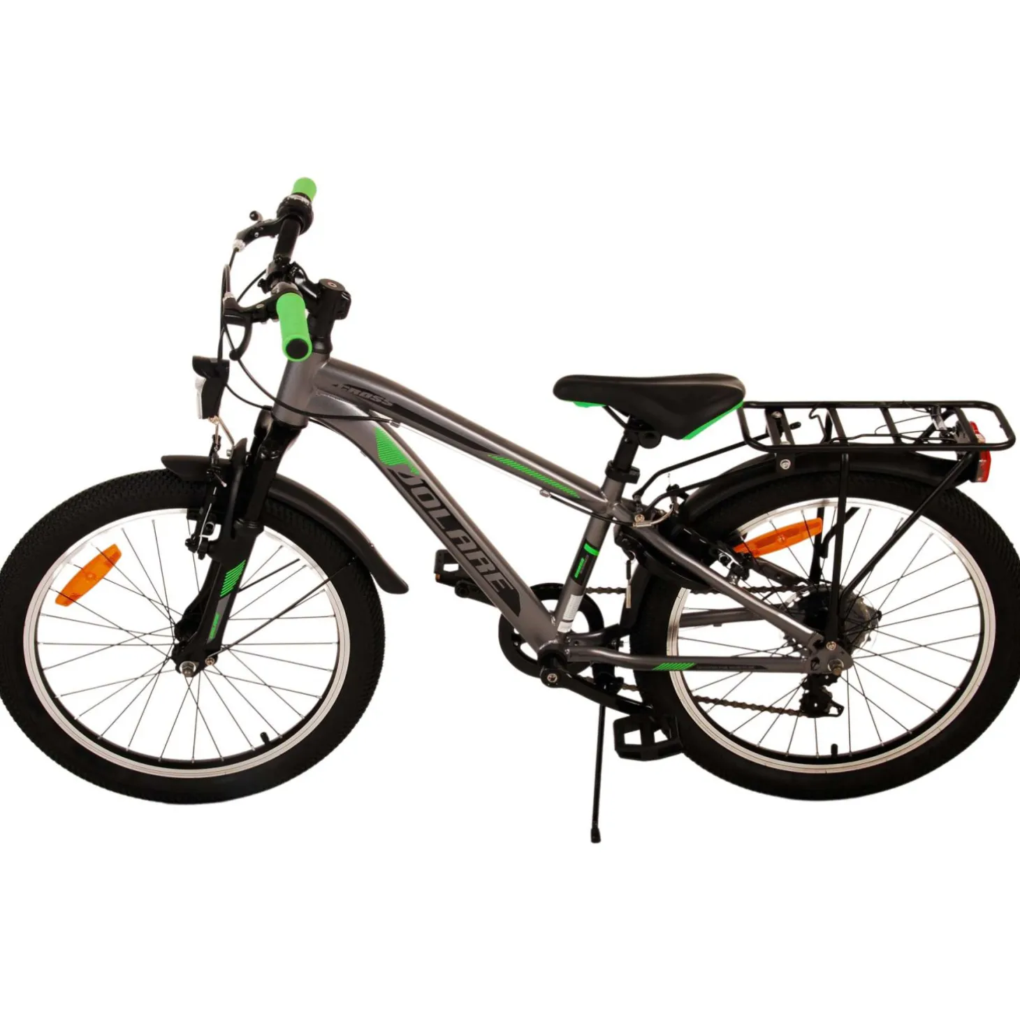 Volare Cross Fiets - 20 inch - Grijs - 6 versnellingen