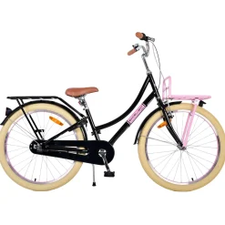 Volare Excellent Fiets - 24 inch - Zwart - 3 Versnellingen