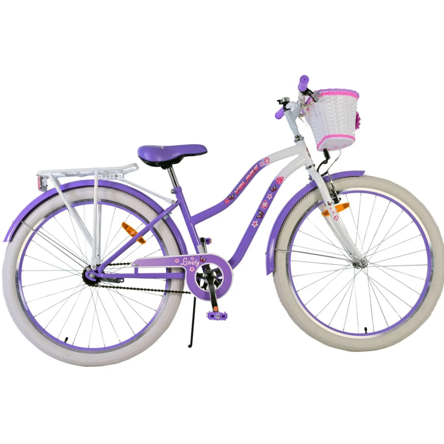 Volare Lovely Fiets - 26 inch - Paars