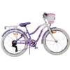 Volare Lovely Fiets - 24 inch - Paars - 7 Versnellingen