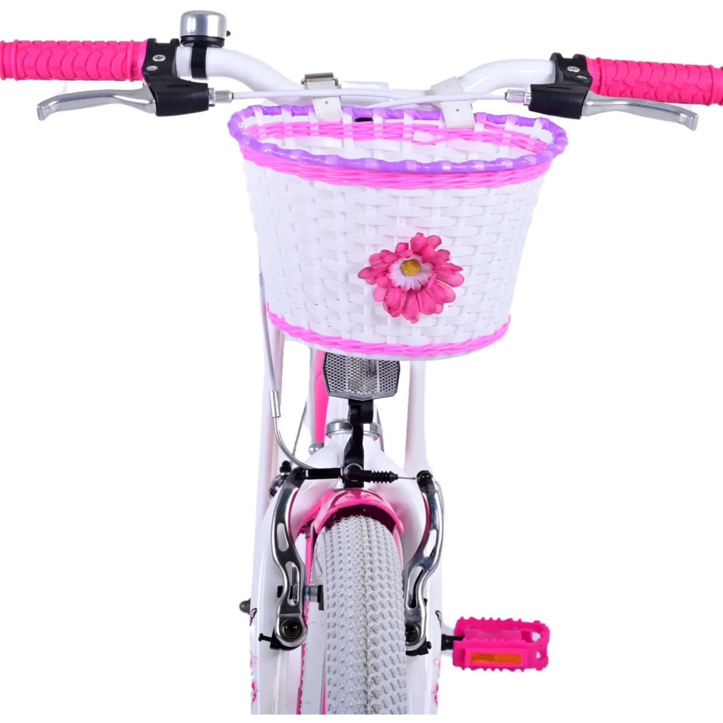 Volare Lovely Fiets - 20 inch - Roze - Twee handremmen