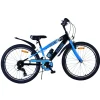 Volare Sportivo Fiets - 24 inch - 7 Speed - Zwart Blauw
