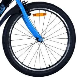 Volare Sportivo Fiets - 24 inch - 7 Speed - Zwart Blauw