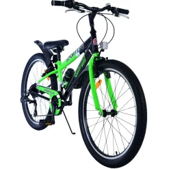 Volare Sportivo Fiets - 24 inch - 7 Speed - Zwart Groen