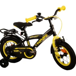 Volare Thombike Fiets - 12 inch - Zwart Geel