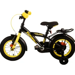 Volare Thombike Fiets - 12 inch - Zwart Geel