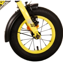 Volare Thombike Fiets - 12 inch - Zwart Geel