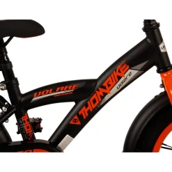 Volare Thombike Fiets - 14 inch - Zwart Oranje
