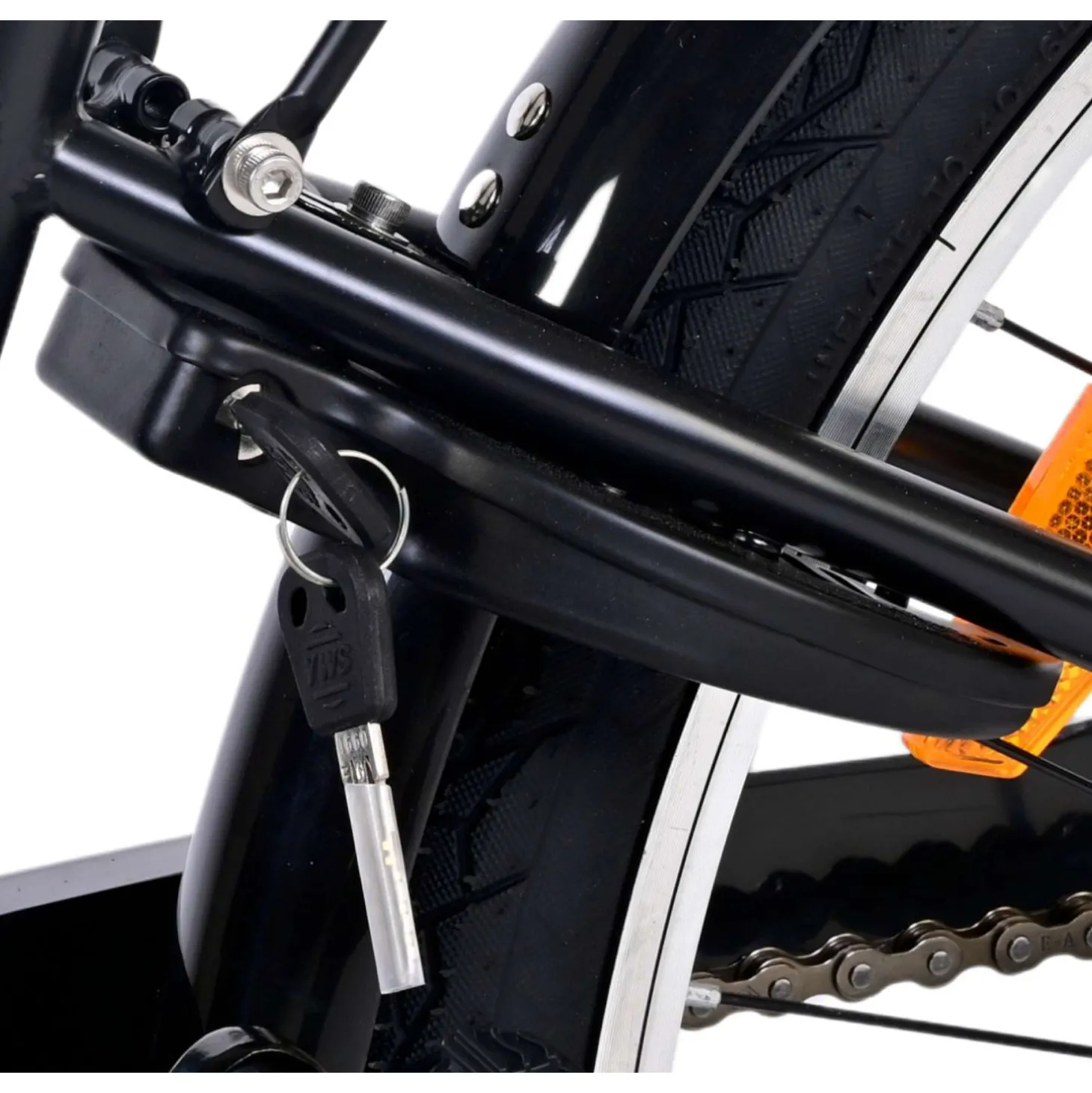 Volare Thombike Fiets - 24 inch - Zwart Blauw -