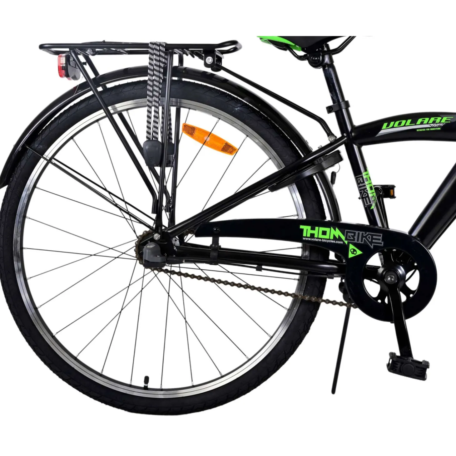 Volare Thombike Fiets - 26 inch - Zwart Groen -