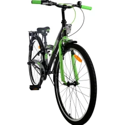 Volare Thombike Fiets - 26 inch - Zwart Groen -