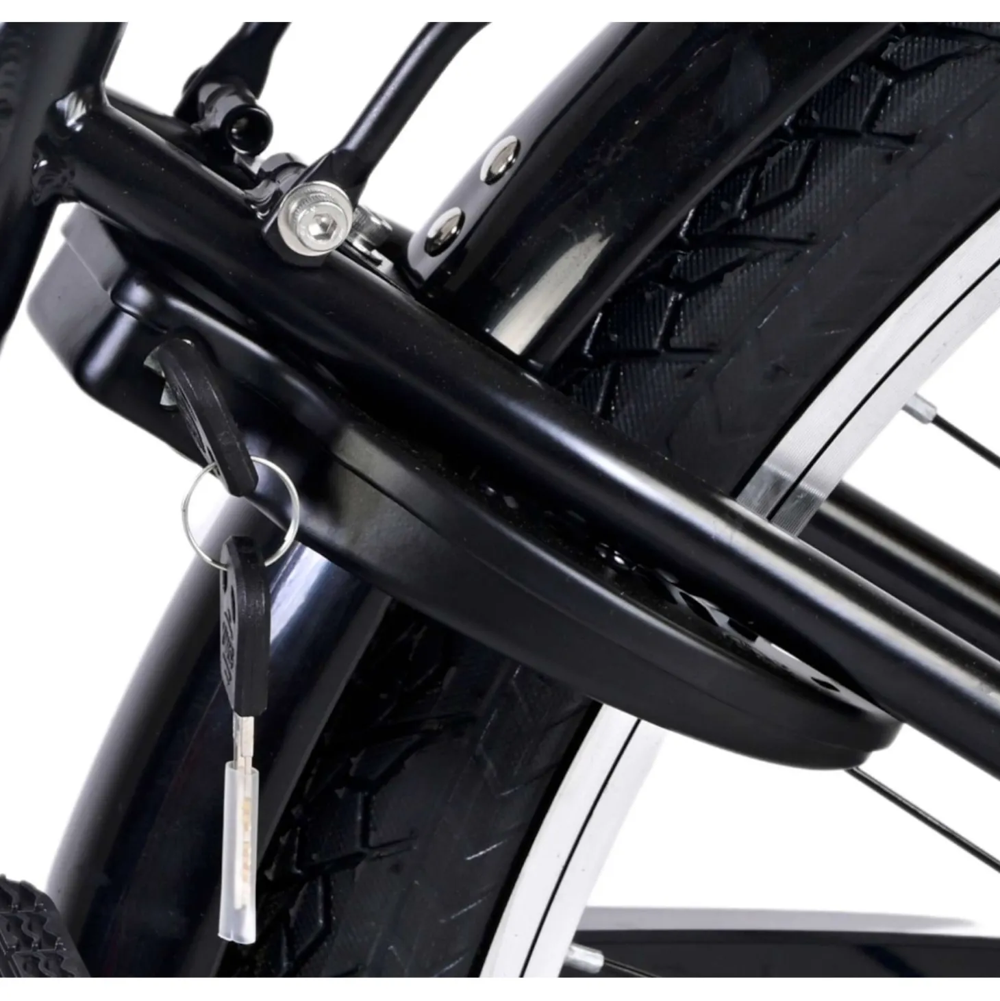 Volare Thombike Fiets - 26 inch - Zwart Rood
