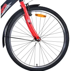 Volare Thombike Fiets - 26 inch - Zwart Rood