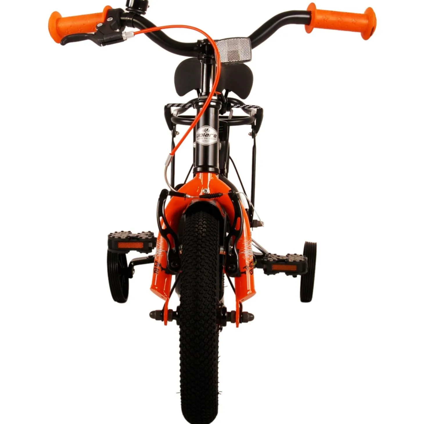 Volare Thombike Fiets - 12 inch - Zwart Oranje