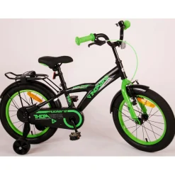 Volare Thombike Fiets - 16 inch - Zwart Groen