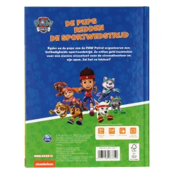 Voorleesboek De Puppsen Redden een Sportwedstrijd PAW Patrol