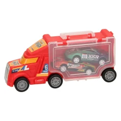 Vrachtwagen met 2 Auto's