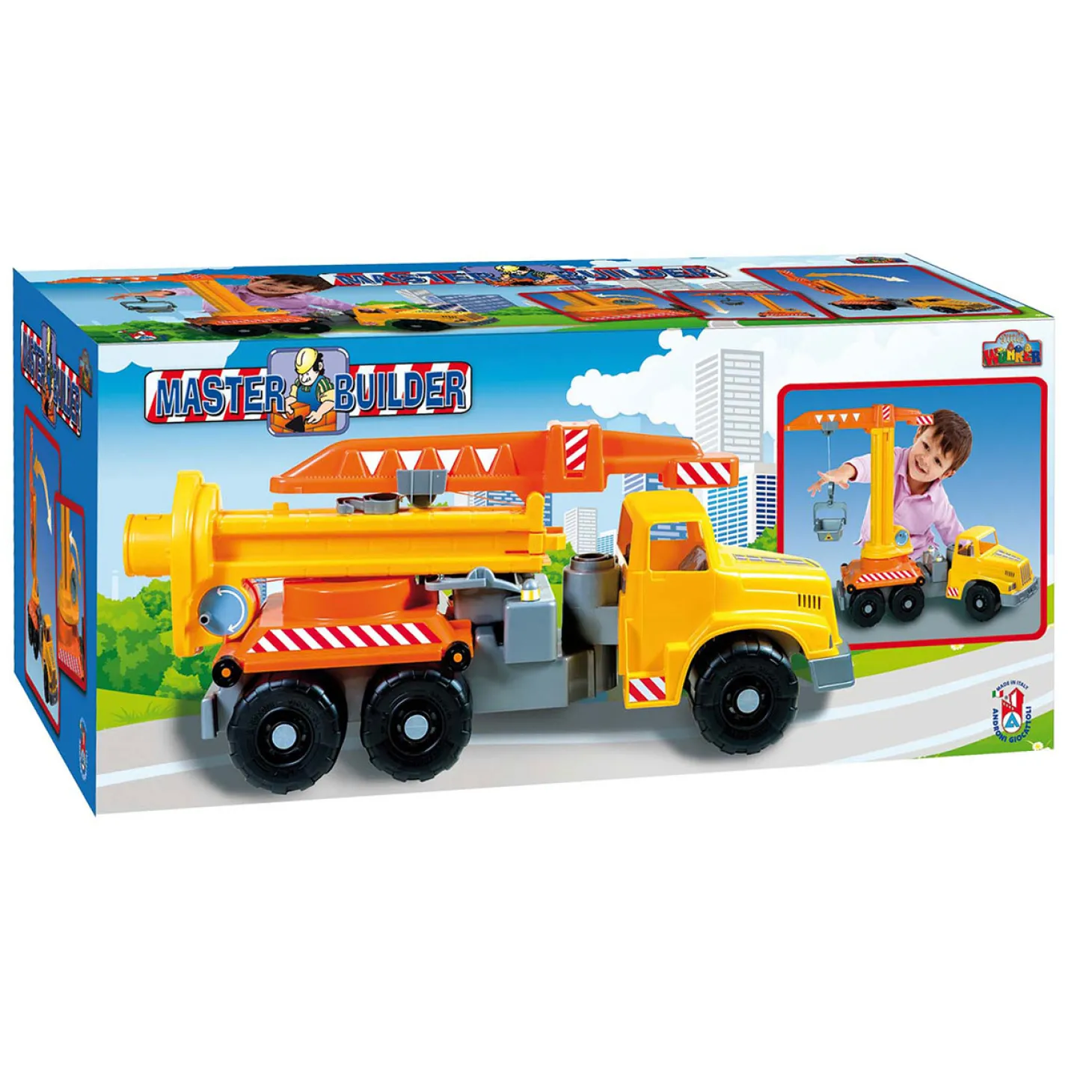 Vrachtwagen met Hijskraan