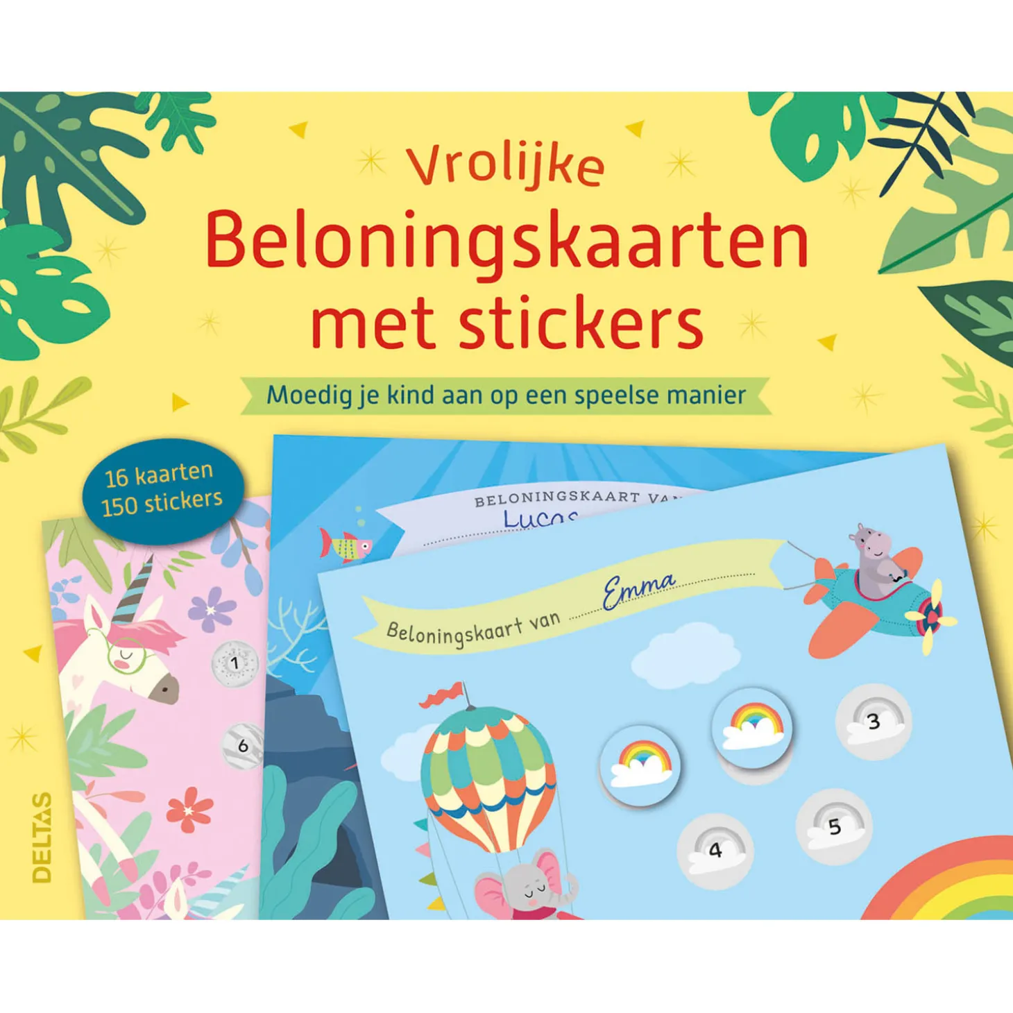 Vrolijke Beloningskaarten met Stickers