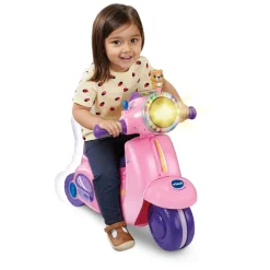 VTech 2in1 Loopscooter Roze