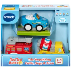 VTech Toet Toet Auto's Trio Pack - Collin, Sepp en Bram