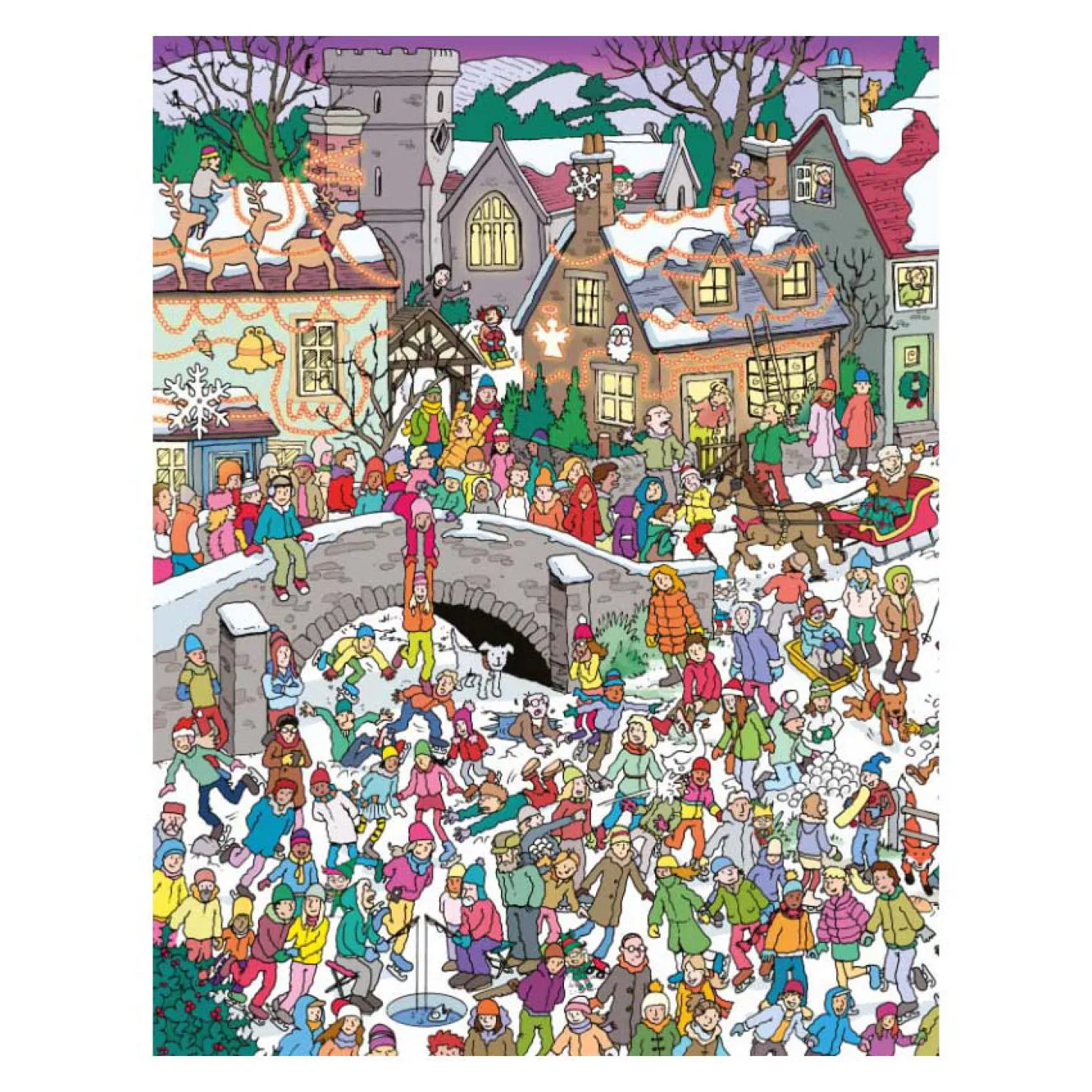 Waar zijn de Kerstelfjes? Kijk- en Zoekboek