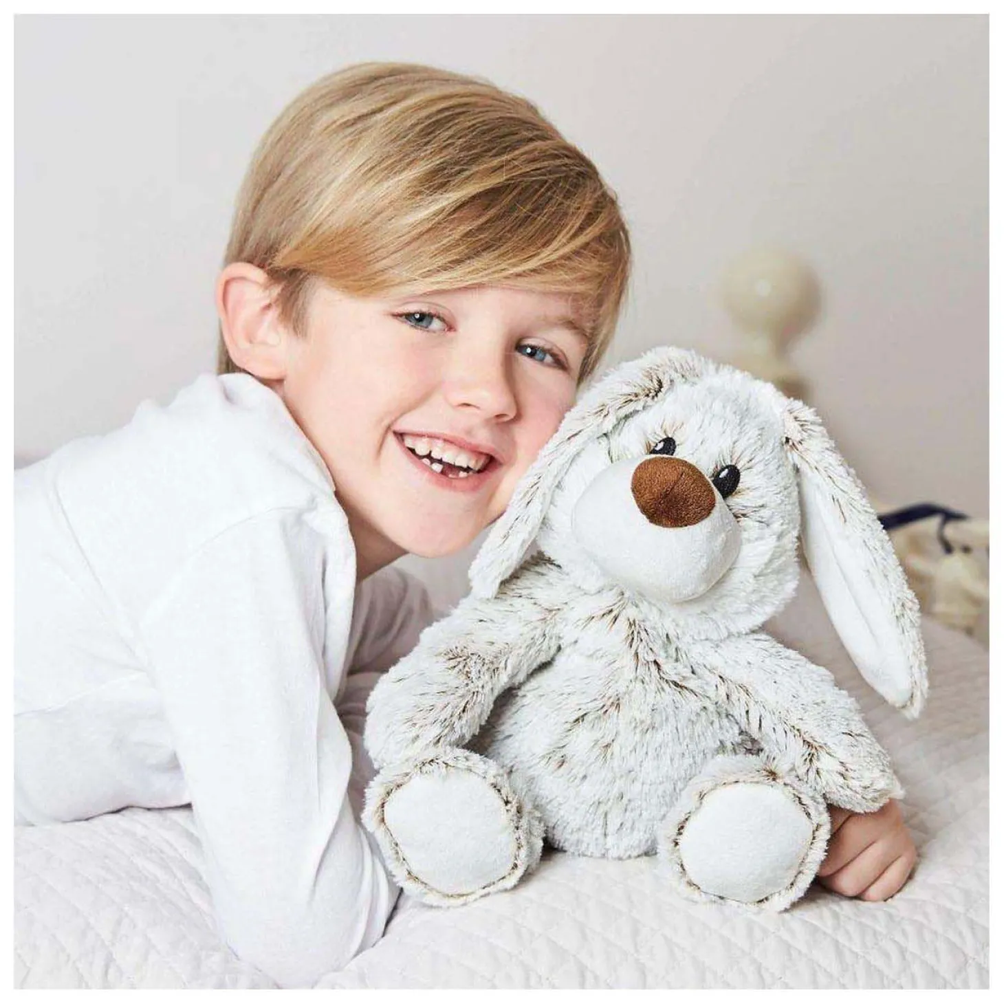 Warmies Konijn Snowy Warmteknuffel