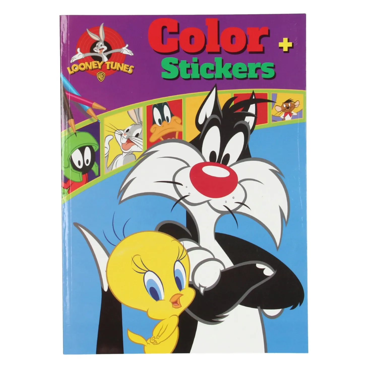 Warner Bros Color Kleurboek Looney Tunes met Stickers
