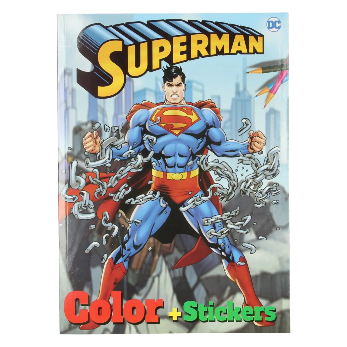 Warner Bros Color Kleurboek Superman met Stickers
