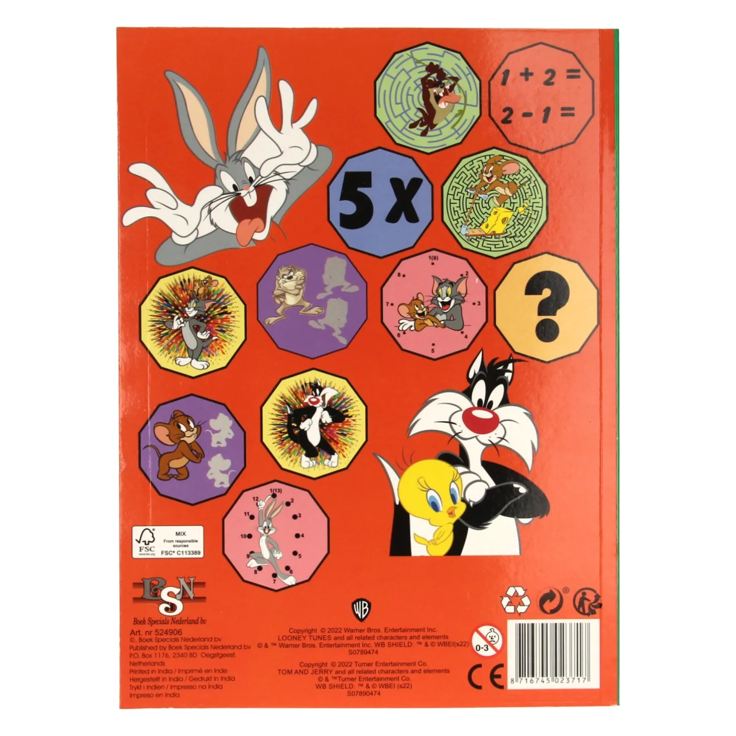 Warner Bros Fun & Color Kleurboek