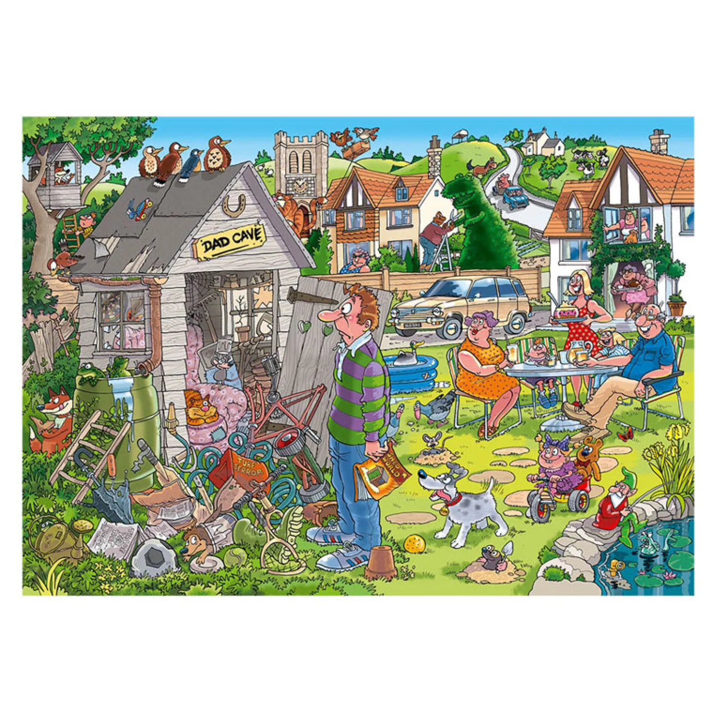 Wasgij Destiny 28 - Dad Cave, 1000st.