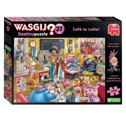 Wasgij Destiny 27 Legpuzzel - De Koffieshop!, 1000st.