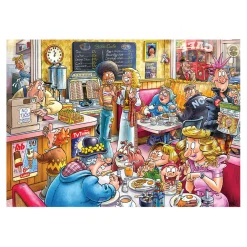 Wasgij Destiny 27 Legpuzzel - De Koffieshop!, 1000st.