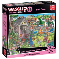 Wasgij Destiny 28 Legpuzzel - De Mancave van Pa, 1000st.