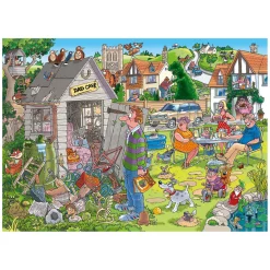 Wasgij Destiny 28 Legpuzzel - De Mancave van Pa, 1000st.