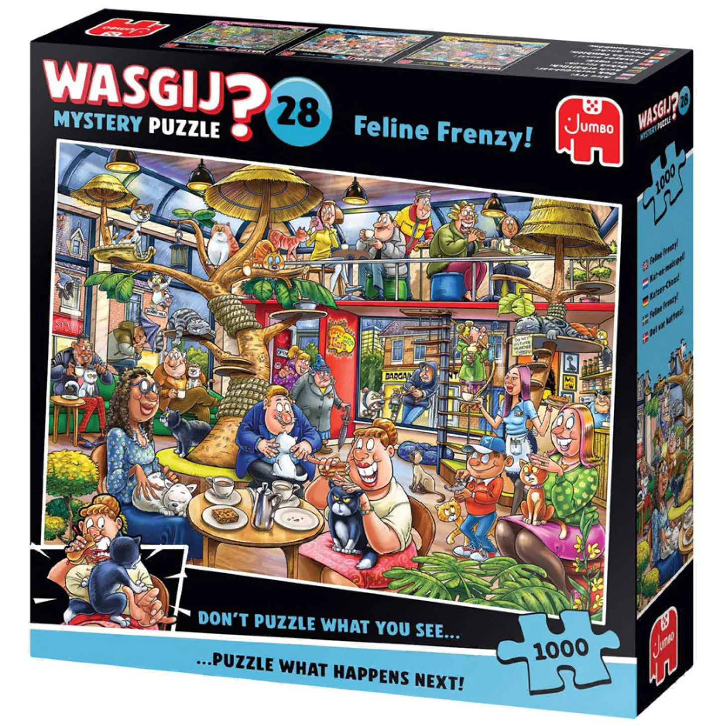 Wasgij Mystery 28 - Kat-En-Muisspel, 1000st.