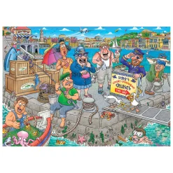 Wasgij Original 47 Legpuzzel - De boot in! - 1000st.