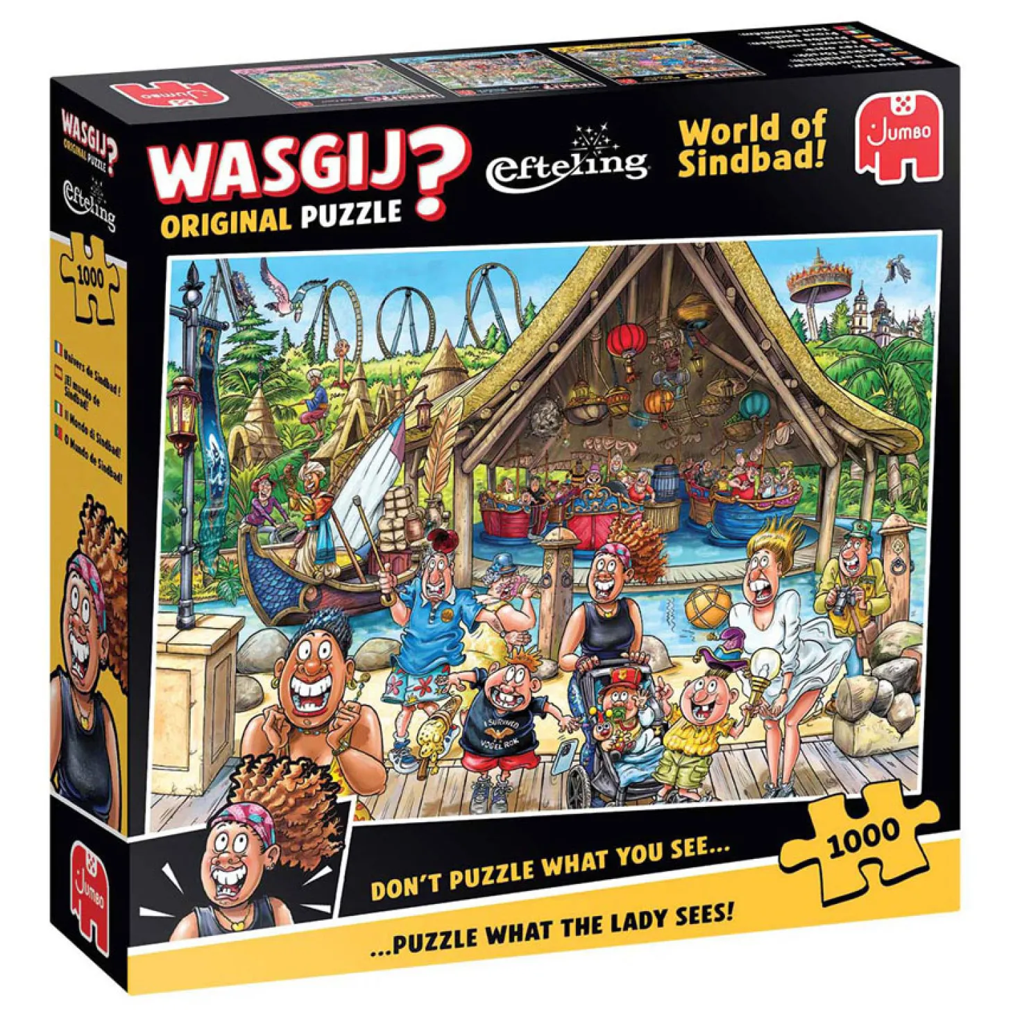 Wasgij Original Efteling Legpuzzel - De Wereld van Sindbad! - 1000st.