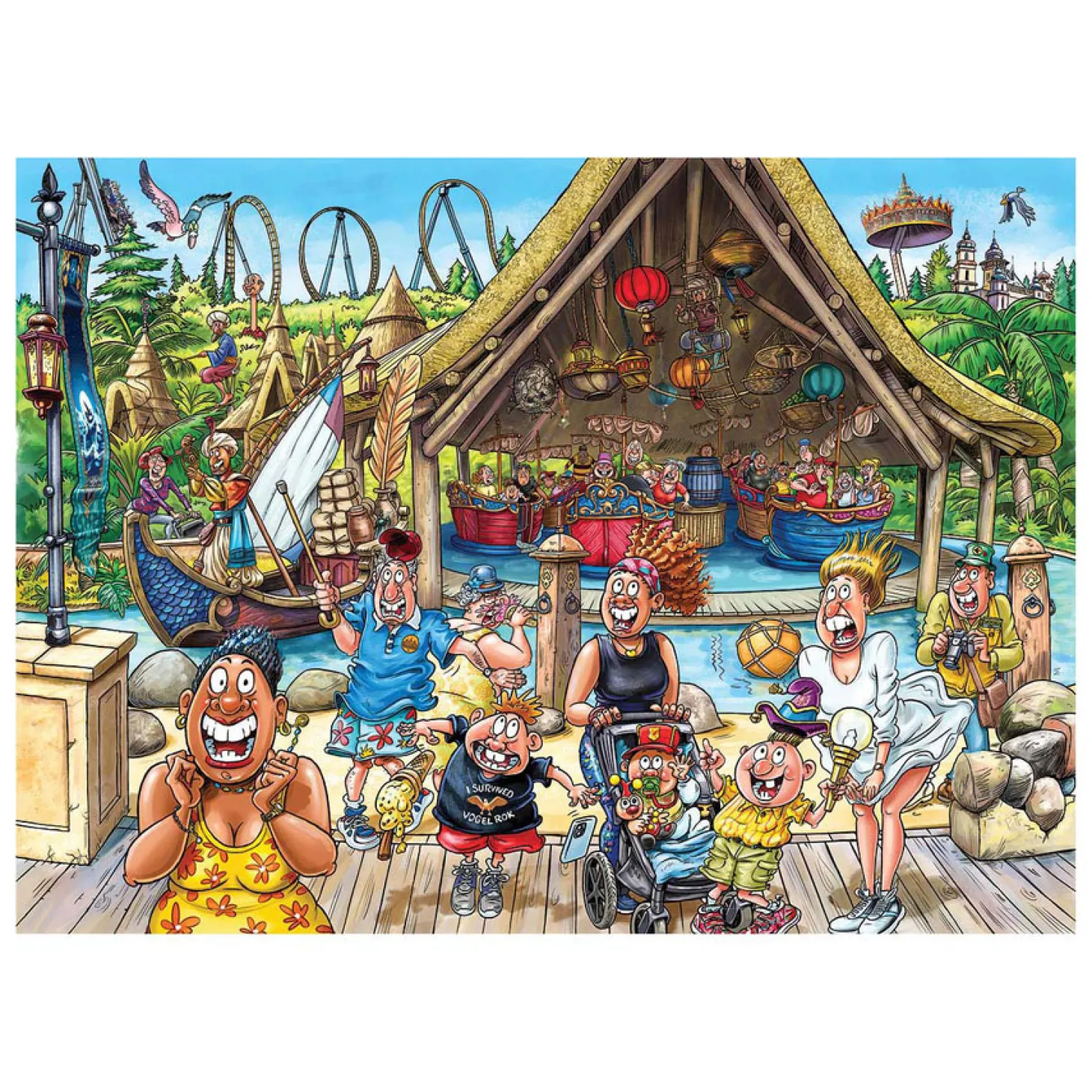 Wasgij Original Efteling Legpuzzel - De Wereld van Sindbad! - 1000st.