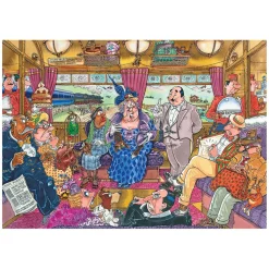 Wasgij Retro Mystery 9 Legpuzzel - De Grotere Treinroof, 1000st.