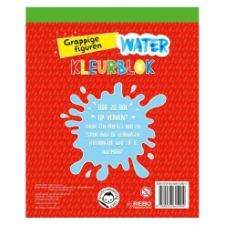 Waterkleurblok Grappige Figuren
