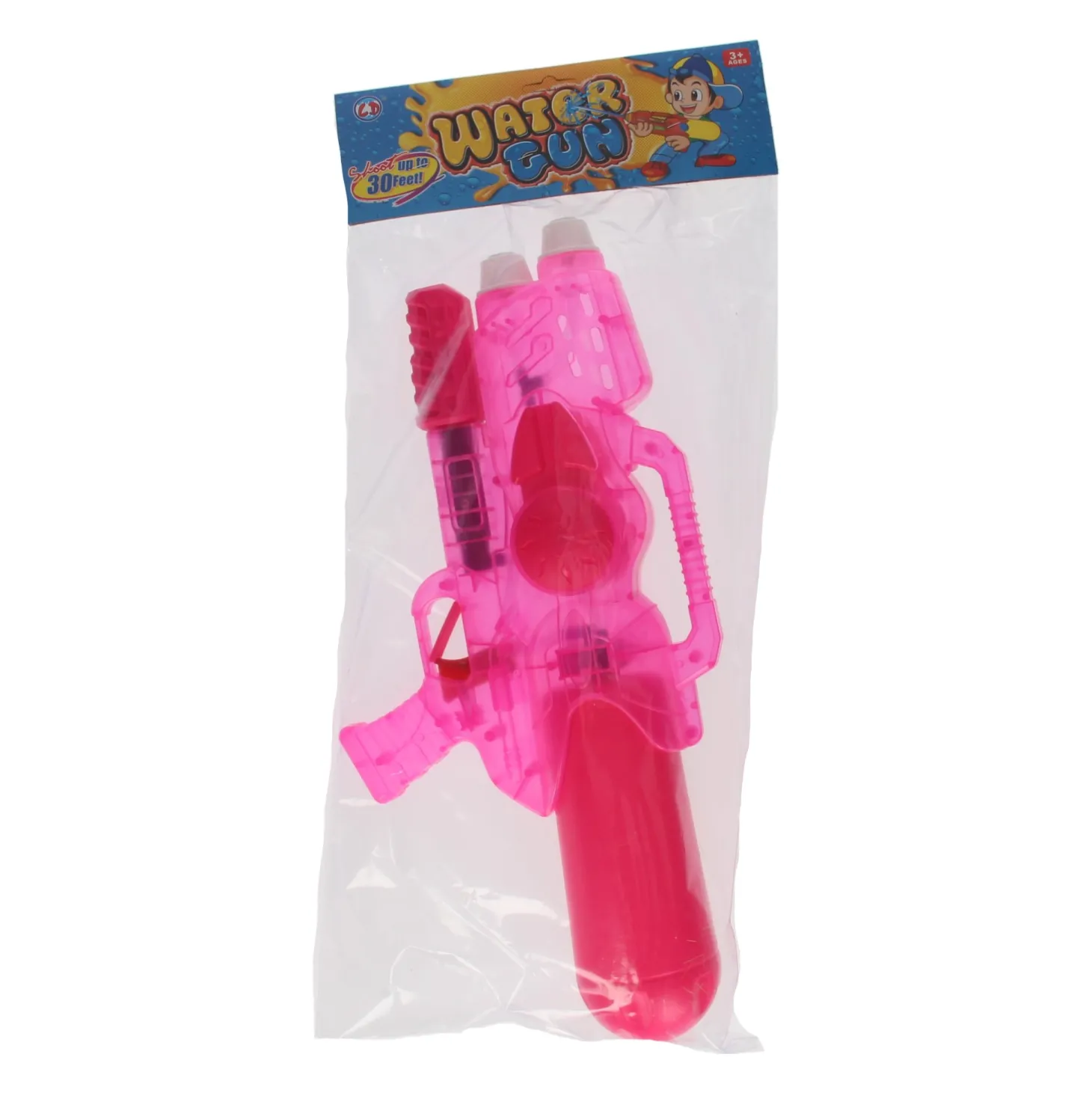 Waterpistool Transparant Roze, 47cm