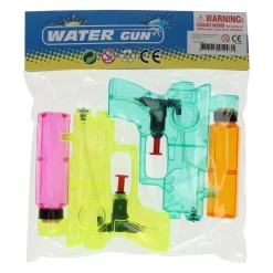Waterpistooltjes Transparant, 2st.