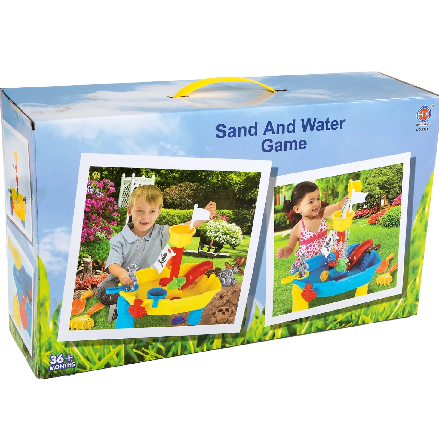 Watertafel Piratenboot met Accessoires.