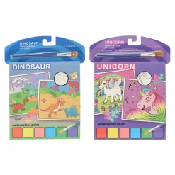 Waterverf Boek Eenhoorn of Dino