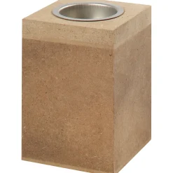 Waxinelichthouder Hout, 10cm