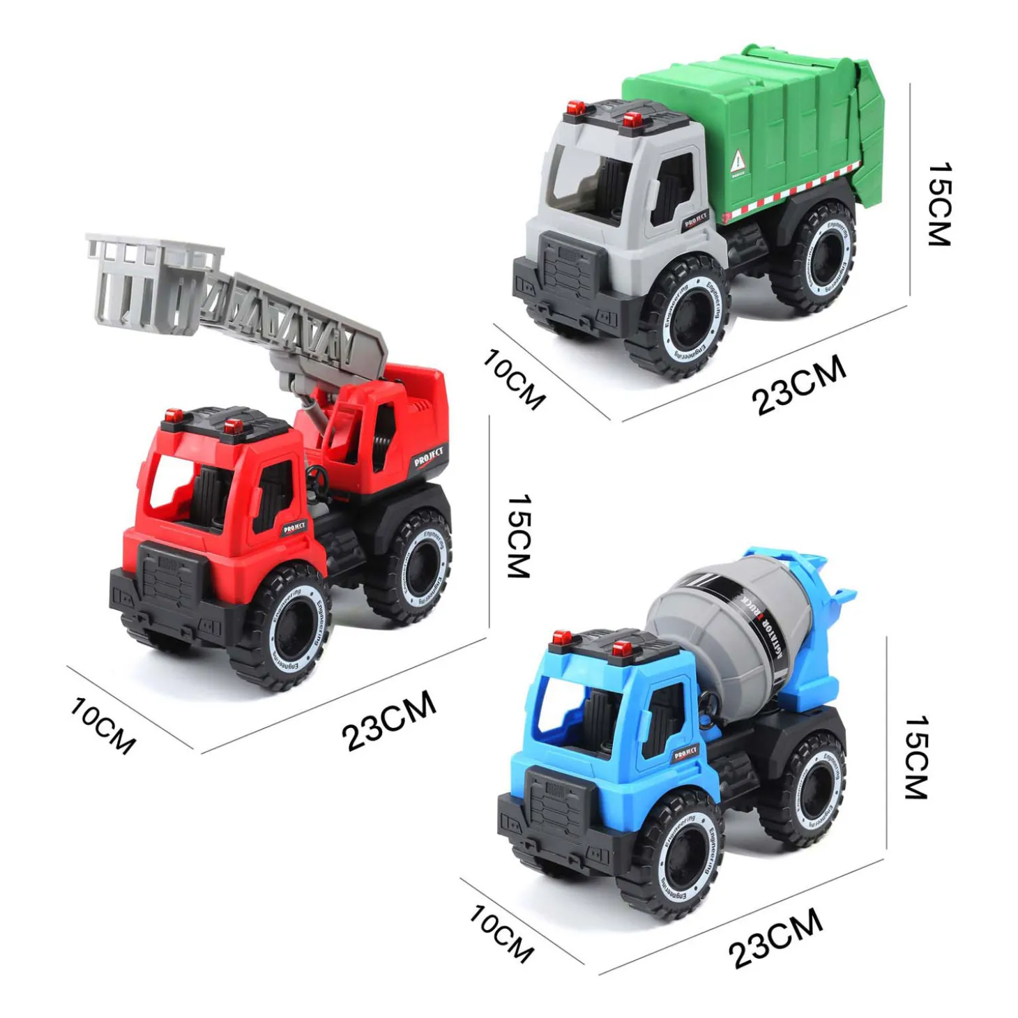 Werkvoertuigen - 3st