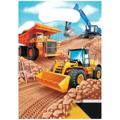 Werkvoertuigen Uitdeelzakjes, 8st.